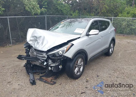 2017 Hyundai Santa Fe Sport 2.4L from USA, damaged, VIN 5XYZUDLB3HG417523